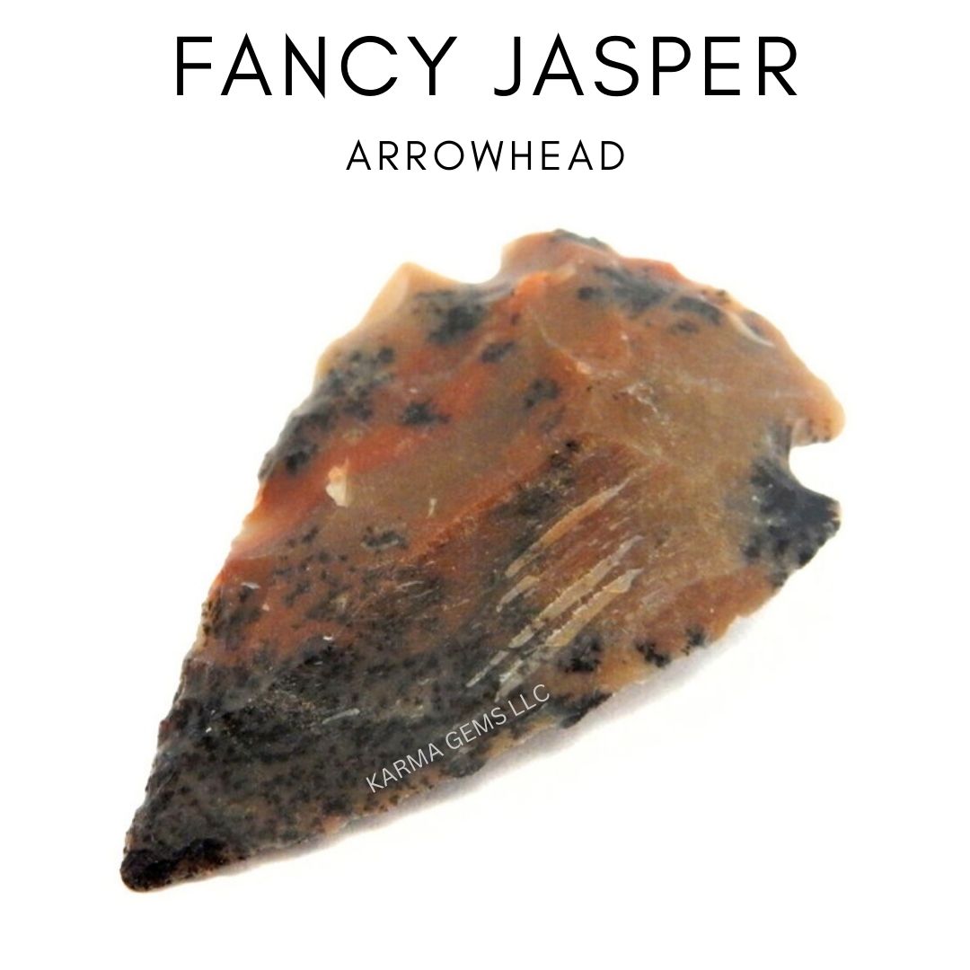 🏹 Fancy Jasper Arrowheads – Authentic Native American Style Replicas for Wholesale