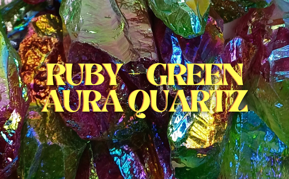 Ruby Green Aura Quartz