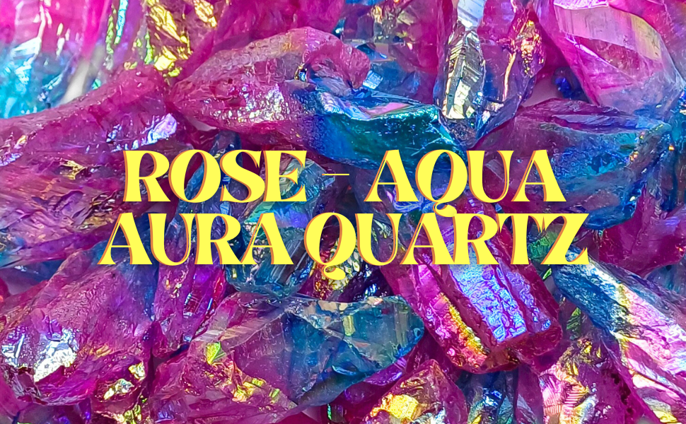 Rose Aqua Aura Quartz