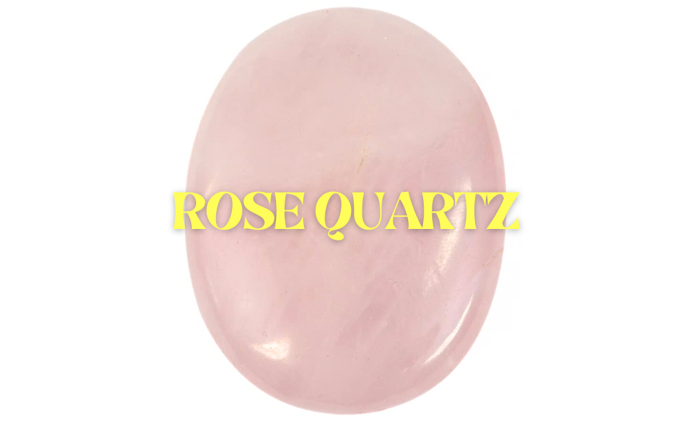 Pierre de paume en quartz rose