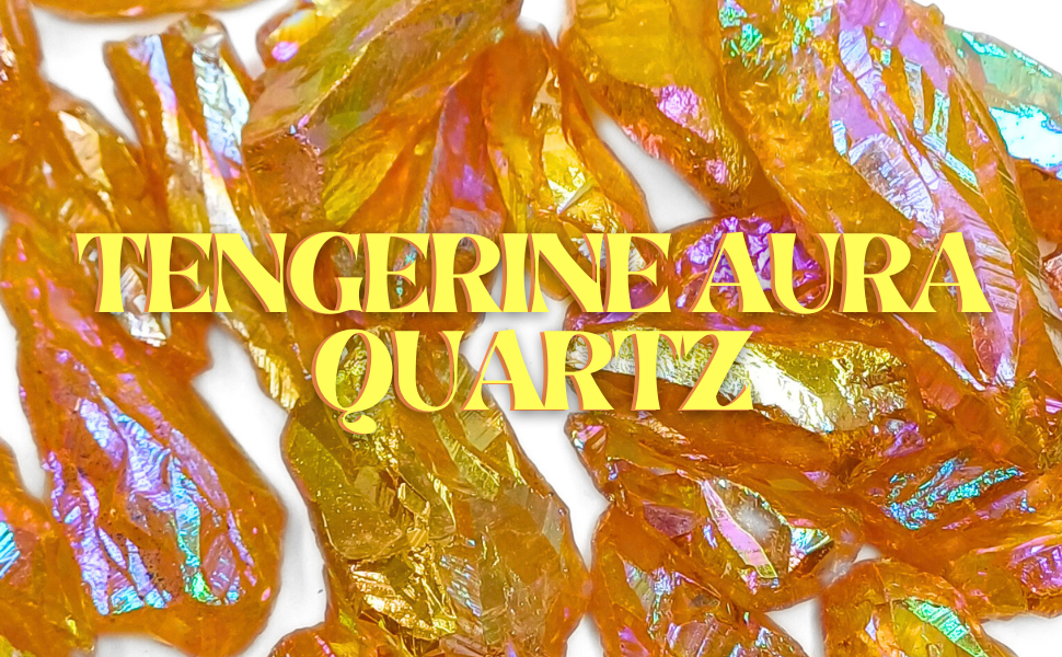 Tangerine Aura Quartz