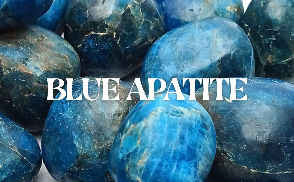 Blue Apatite Crystal Stone ( August 21 )