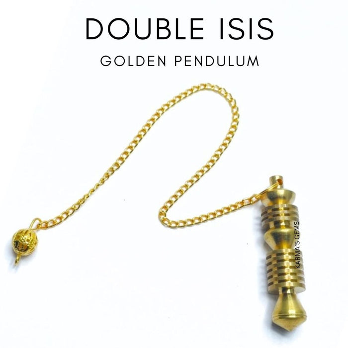 GOLDENES DOPPELTES ISIS-WÜNSCHENPENDEL