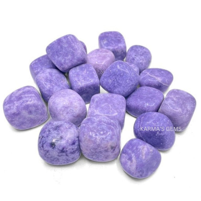15 TO 25 MM LEPIDOLITE POLISH TUMBLED STONE