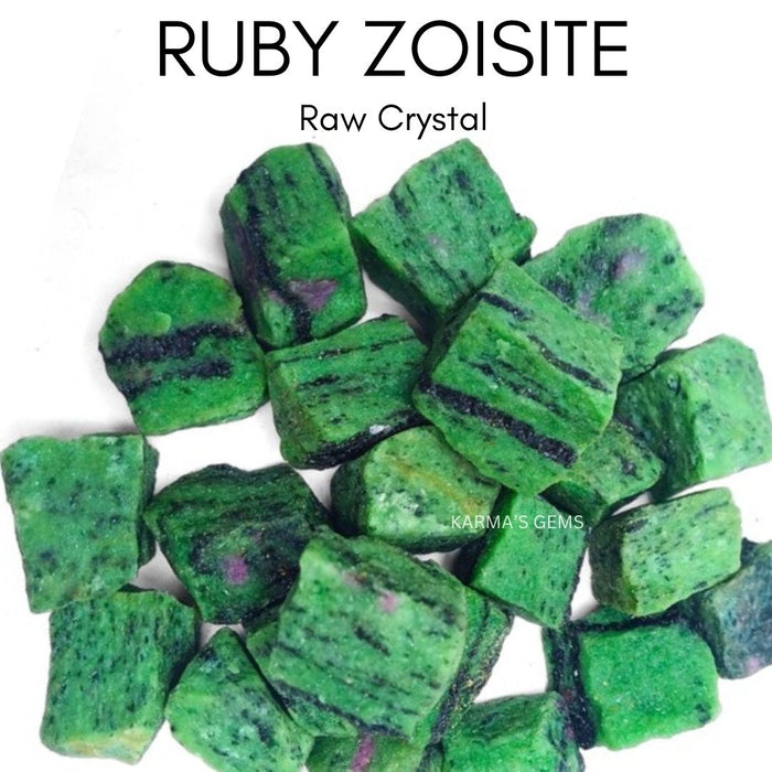 RUBY ZOISITE 20 TO 25 MM ROUGH STONE