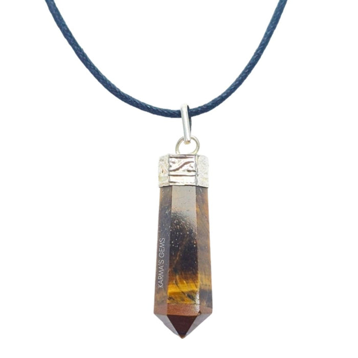 TIGER EYE POINT PENCIL PENDANT