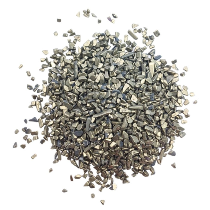 Éclats de pierre de pyrite