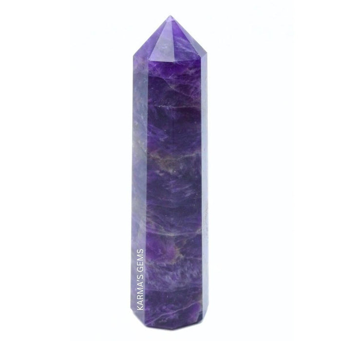 8 CORNER AMETHYST OBELISK