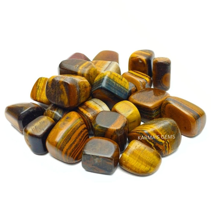 15 TO 25 MM TIGER EYE POLISH TUMBLED STONE