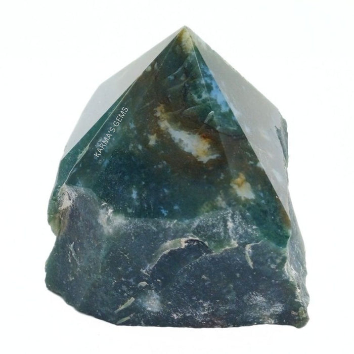 FANCY AGATE STONE CUT BASE POLISH POINT
