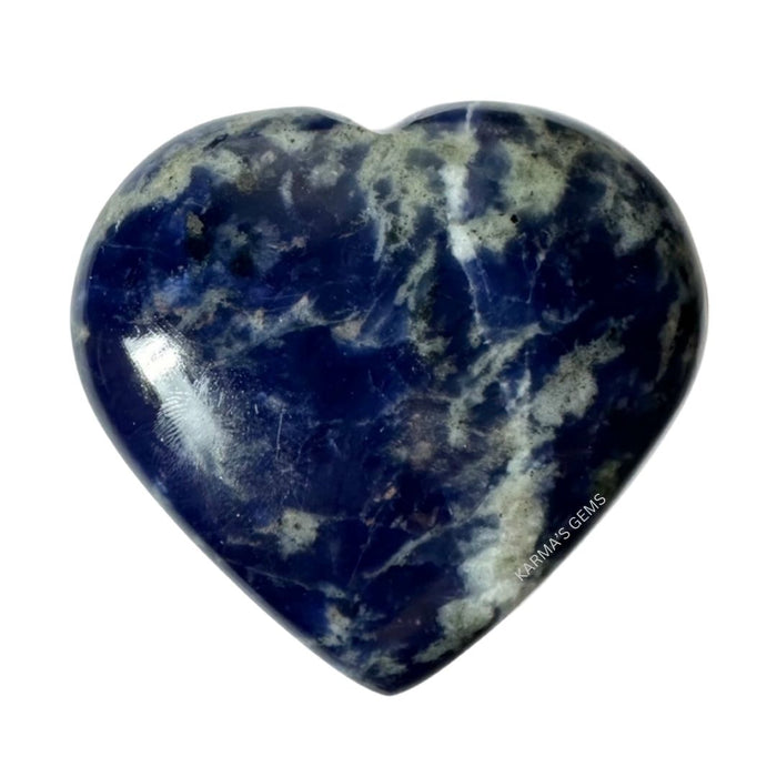 1" SODALITE PUFFY HEART