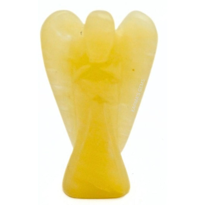 YELLOW AVENTURINE STONE CRYSTAL ANGEL