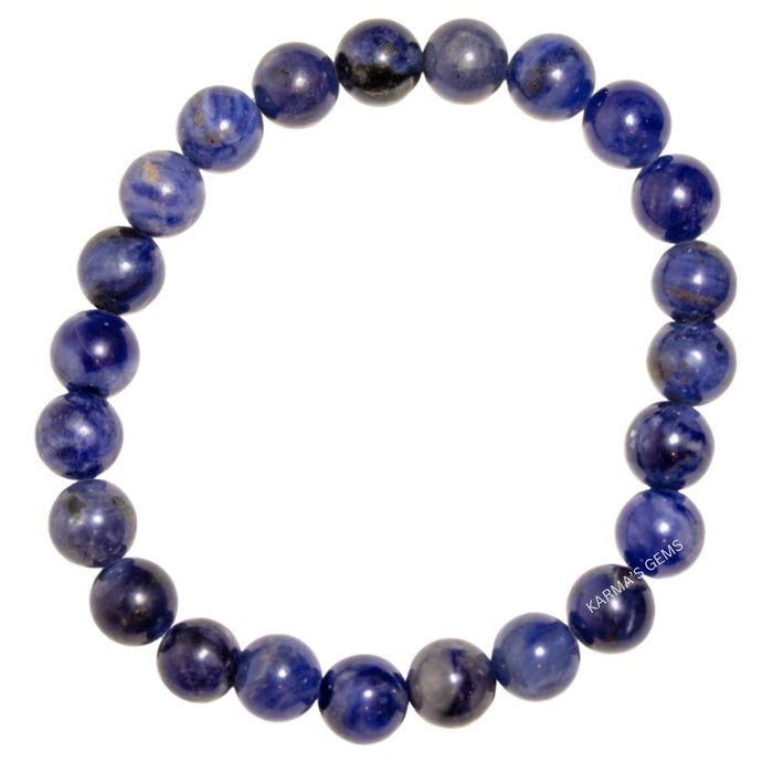 8 MM PERLEN SODALITH ARMBAND