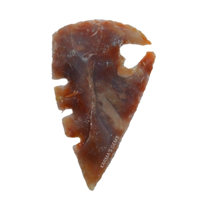 1" TO 1.5" FANCY JASPER SPEARHEAD ARROWHEAD