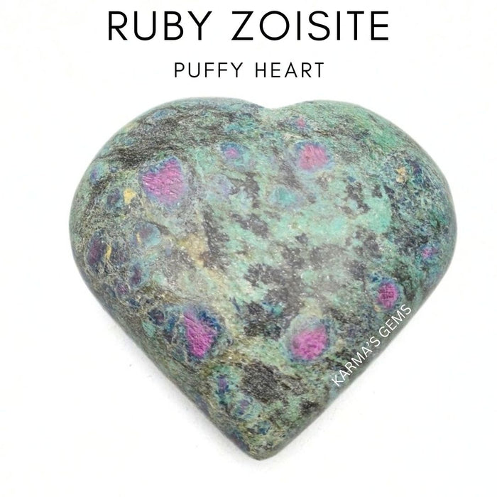 2" RUBIN-ZOISIT-PUFFY-HERZ