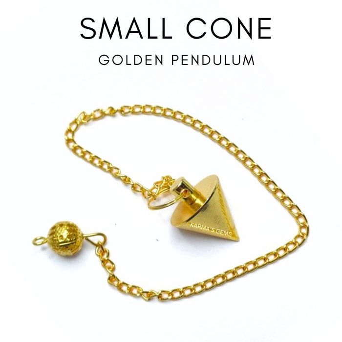 GOLDENES KLEINES KEGEL-WÜNSCHELPENDEL