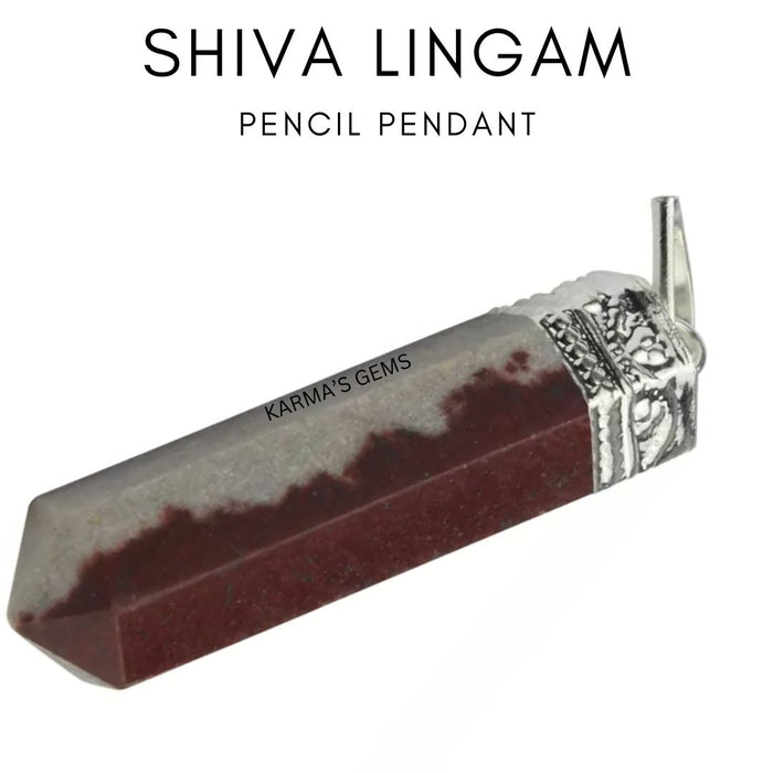 SHIVA LINGAM POINT PENCIL PENDANT