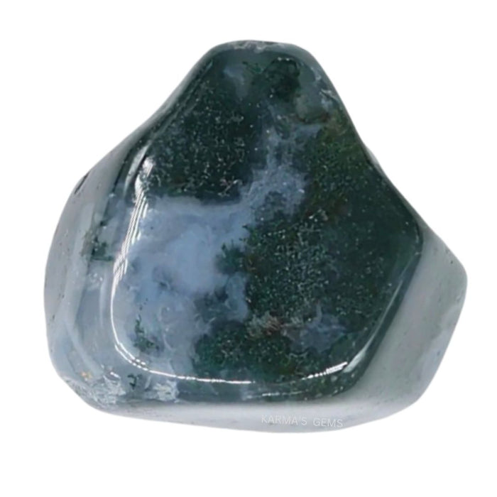AGATE MOUSSE PIERRE POLIÉE ROULÉ DE 15 À 25 MM