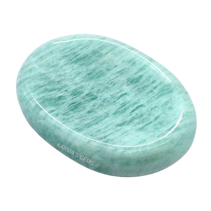 AMAZONITE WORRY THUMB STONE
