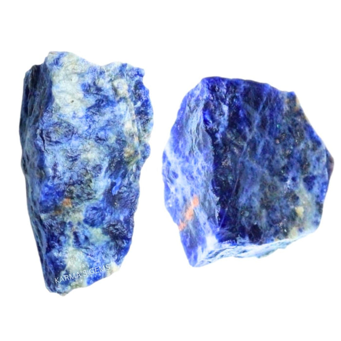 2 PCS 15 TO 25 MM SODALITE ROUGH STONE