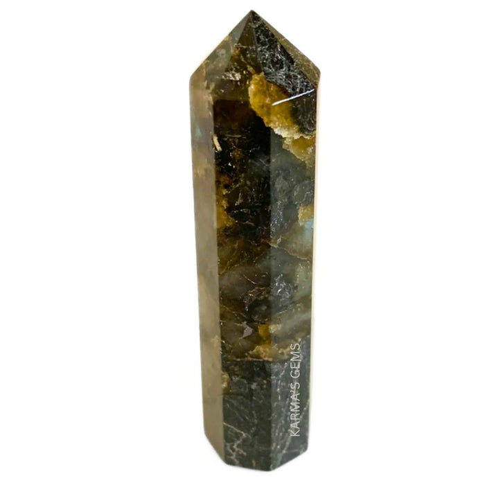 8 CORNER LABRADORITE OBELISK