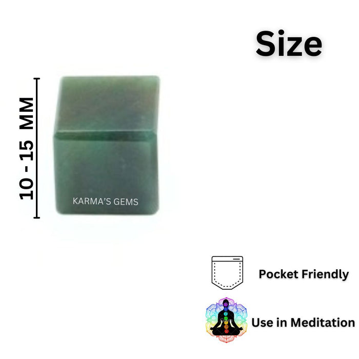 5-teiliges Geometrie-Set aus grünem Jade