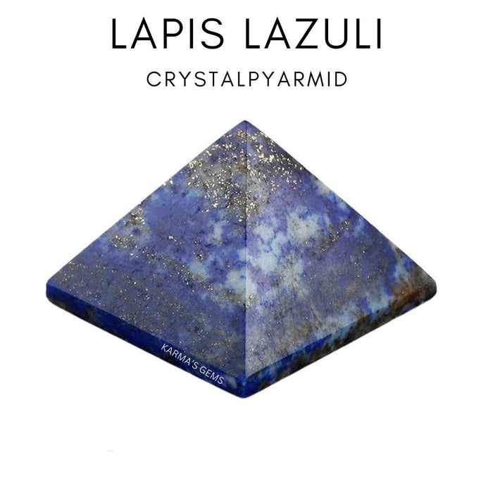 LAPIS LAZULI STONE CRYSTAL PYRAMID