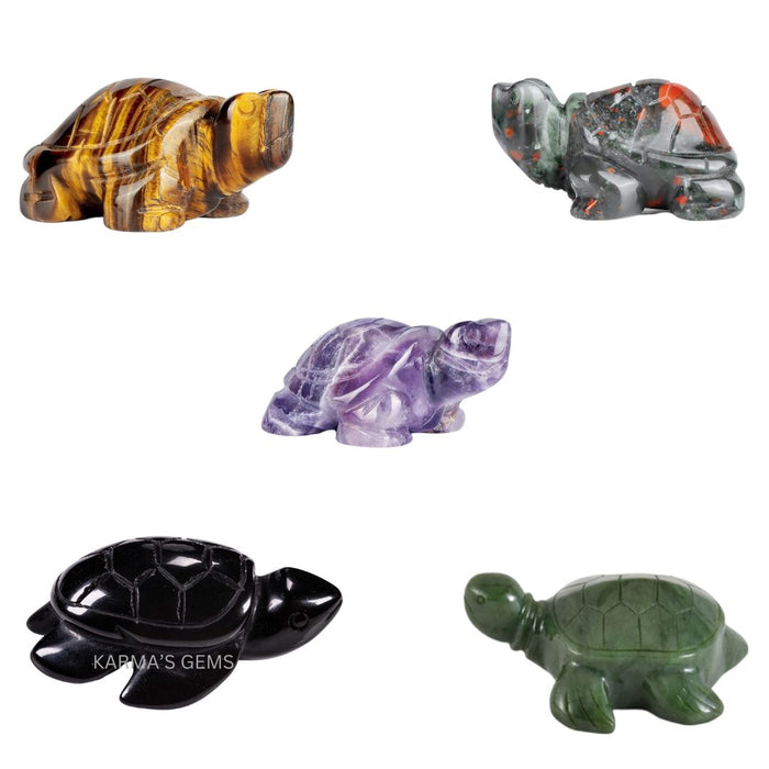 1" MIX STONE TURTLE