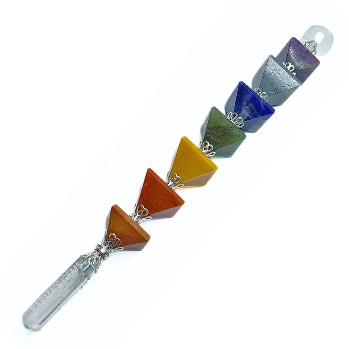 SEVEN CHAKRA PYRAMID HEALING WAND