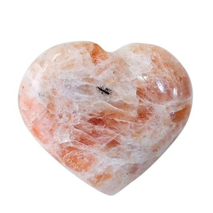 1" SUNSTONE PUFFY HEART