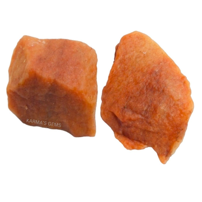 2 PCS 15 TO 25 MM CHERRY QUARTZ ROUGH STONE