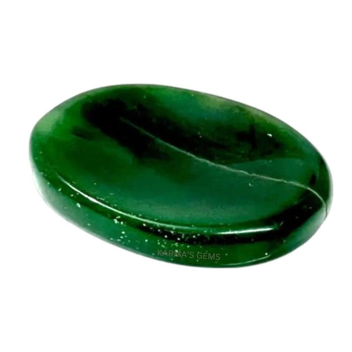 Grüner Jade-Sorgen-Daumenstein