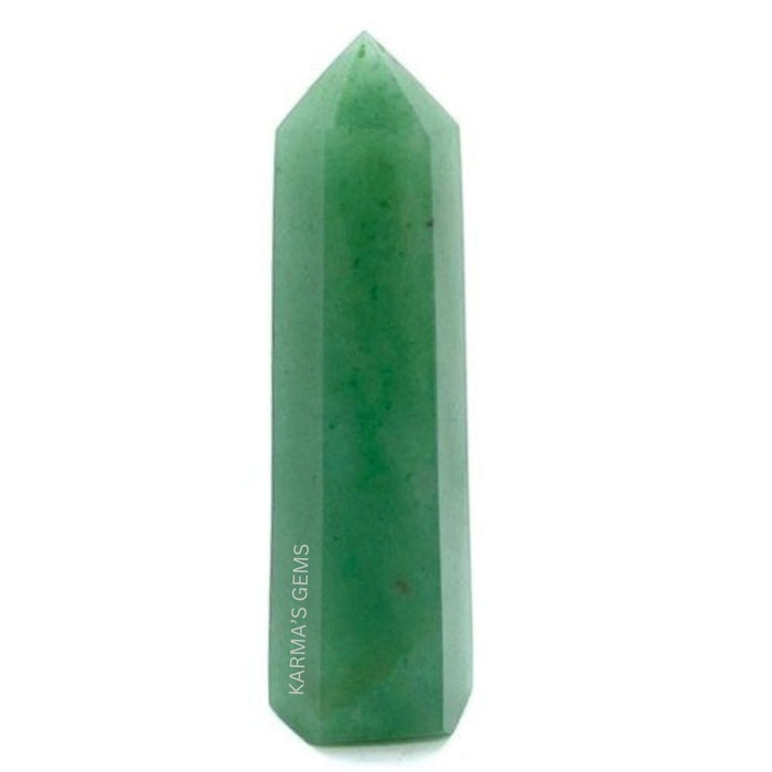 8 CORNER GREEN AVENTURINE OBELISK