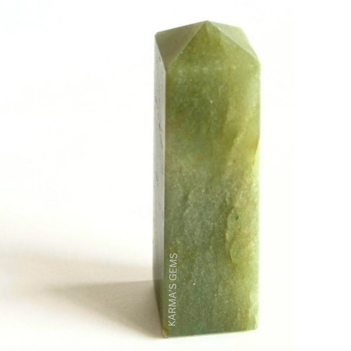 4 CORNER GREEN AVENTURINE OBELISK