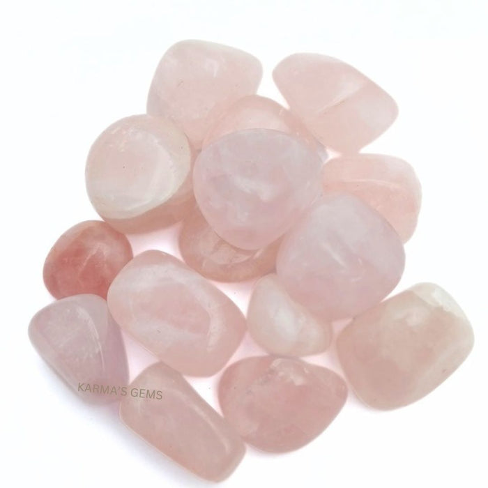 PIERRE DE QUARTZ ROSE POLIE DE 15 À 25 MM