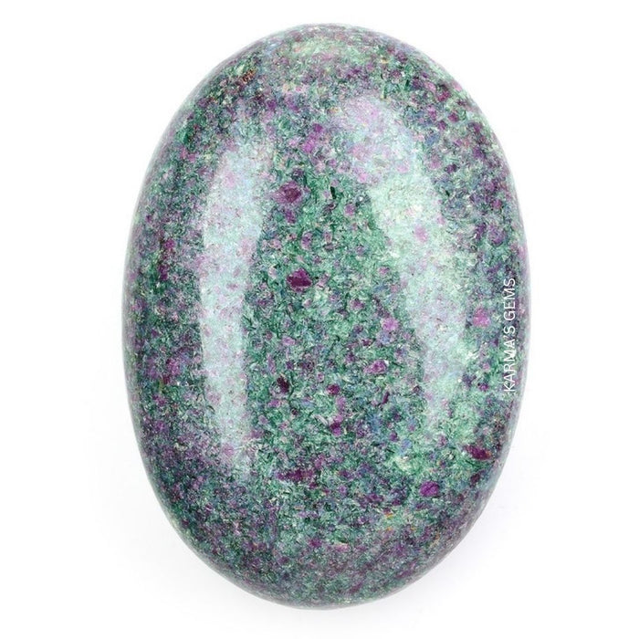 RUBY FUCHSITE WITH KYANITE PALMSTONE