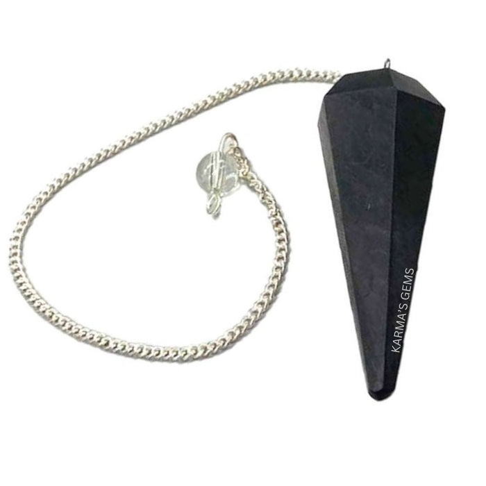 PENDULE DE RASTIDITÉ EN PIERRE DE SHUNGITE