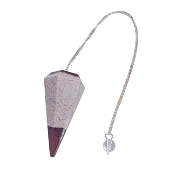 PENDULE DE RASTÉSIE EN PIERRE SHIVA LINGAM