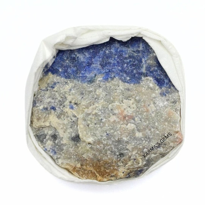 1 PIECE FLAT WRAPPED SODALITE ROUGH STONE