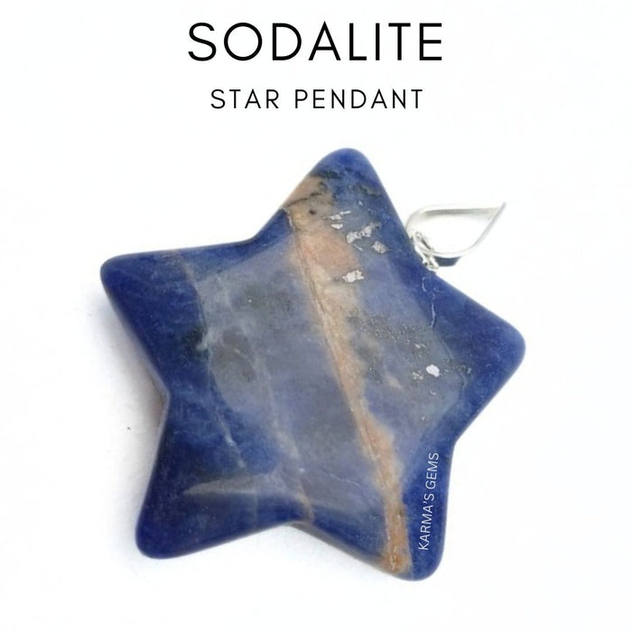 SODALITE STAR PENDANT