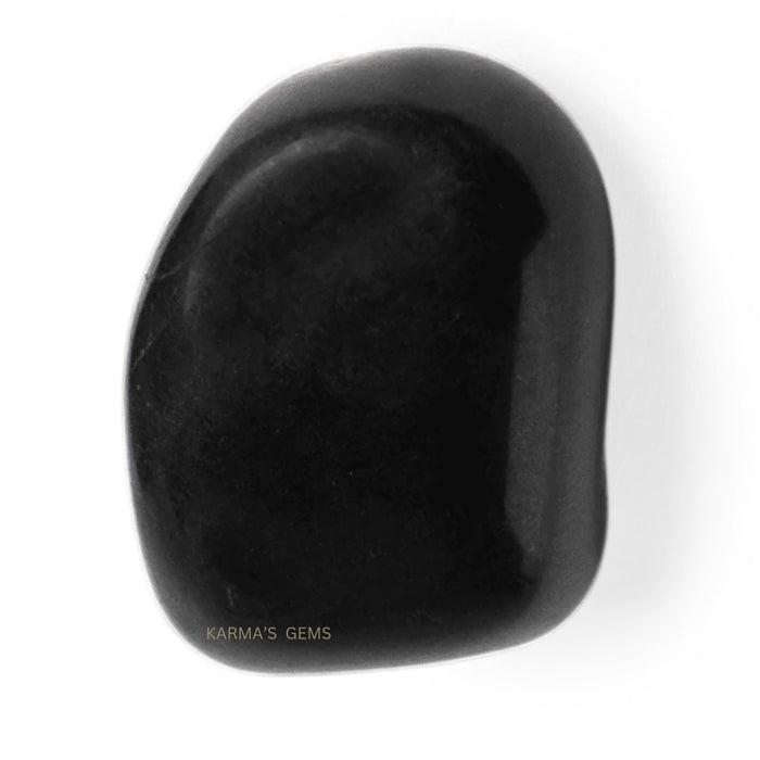 1 PIECE 15 TO 25 MM BLACK TOURMALINE POLISH TUMBLED STONE