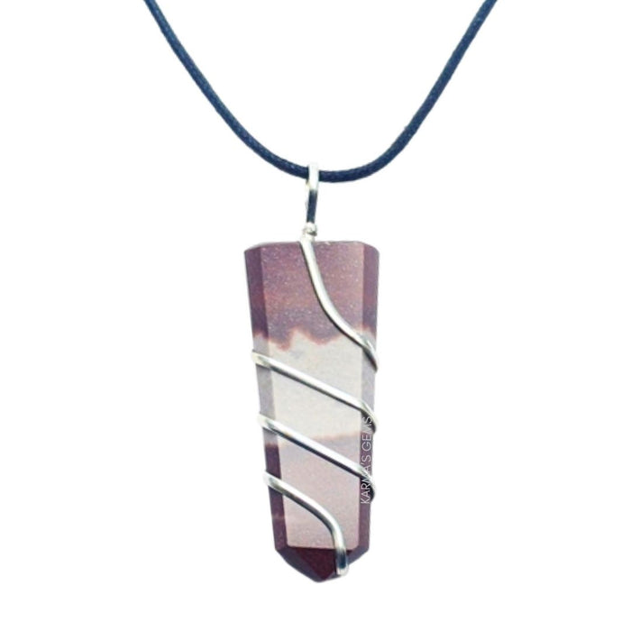 Flach gewickelter Shiva-Lingam-Anhänger