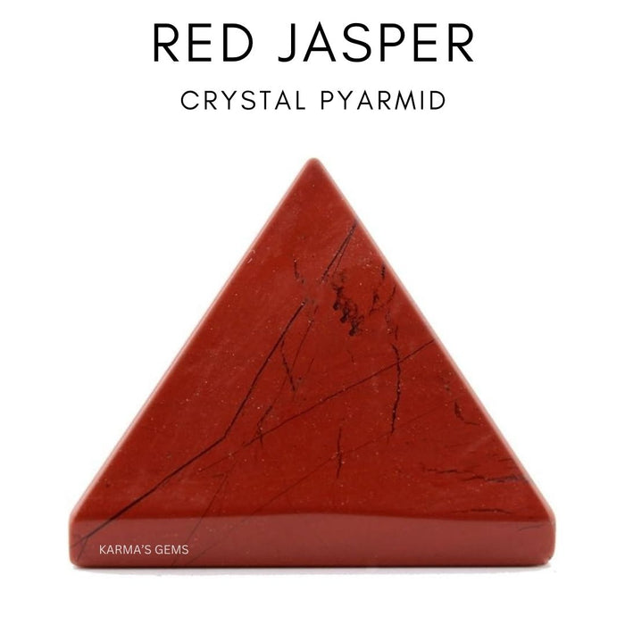 RED JASPER STONE CRYSTAL PYRAMID