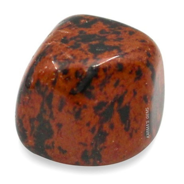 1 PIECE 15 TO 25 MM MAHOGANY OBSIDIAN POLISH TUMBLED STONE