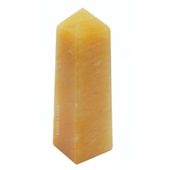 4 CORNER YELLOW AVENTURINE OBELISK