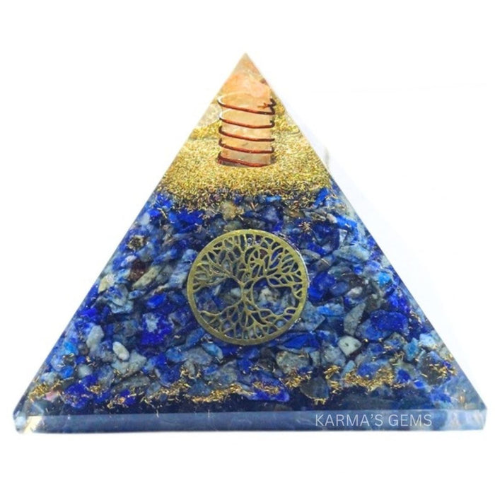 BAUM DES LEBENS LAPISLAZULI ORGONIT PYRAMIDE