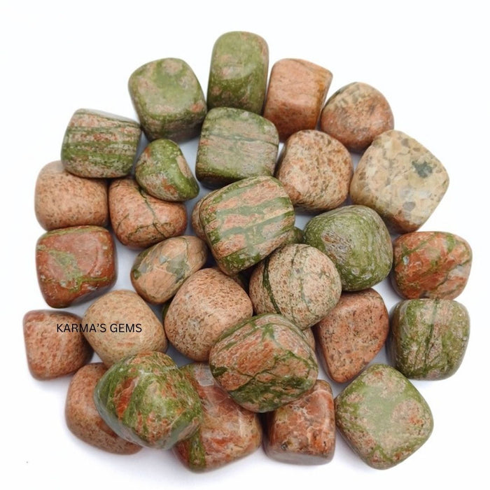 15 TO 25 MM UNAKITE POLISH TUMBLED STONE