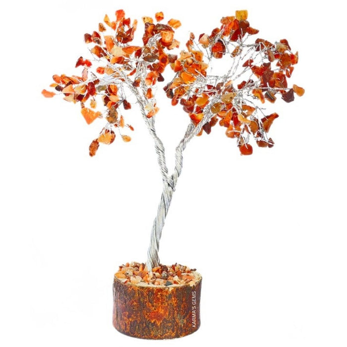 300 PERLES DE PIERRE DE CORNALINE ROUGE FIL ARBRE