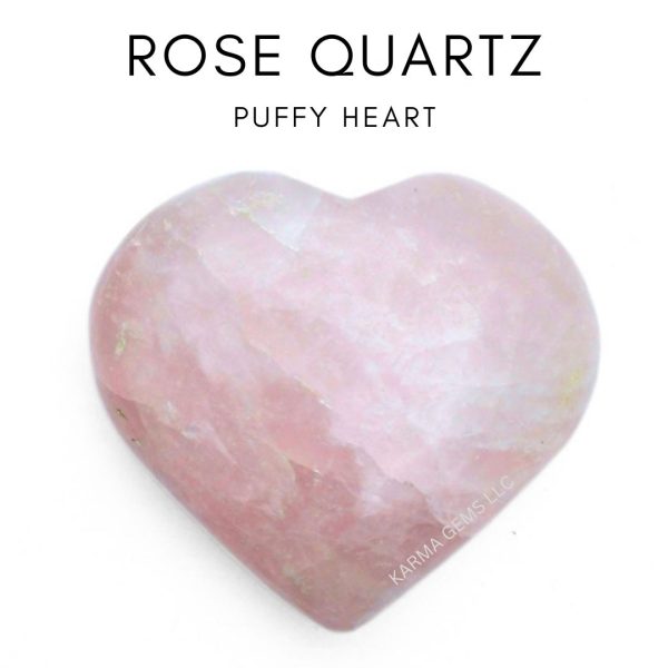 2" ROSENQUARZ-PUFFY-HERZ