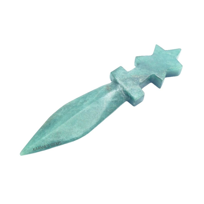 GREEN AVENTURINE CRYSTAL KNIFE